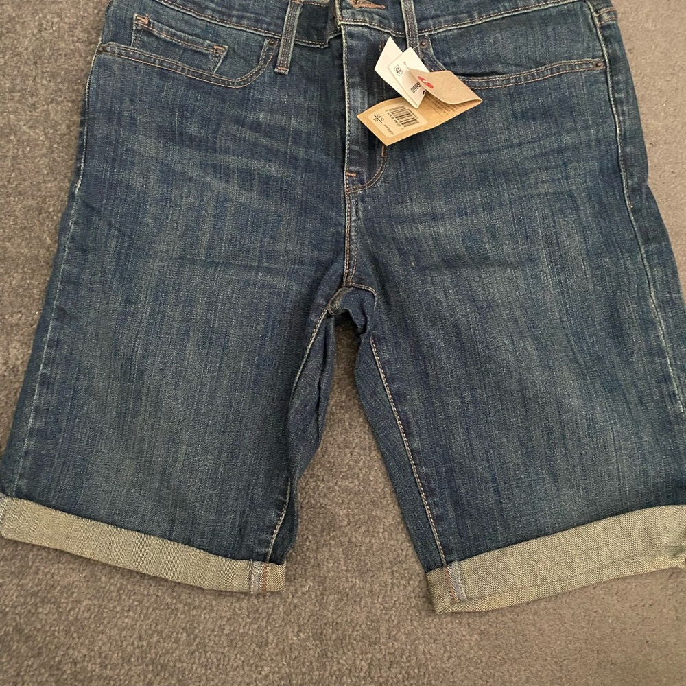 Women's Blue Denim Shorts
